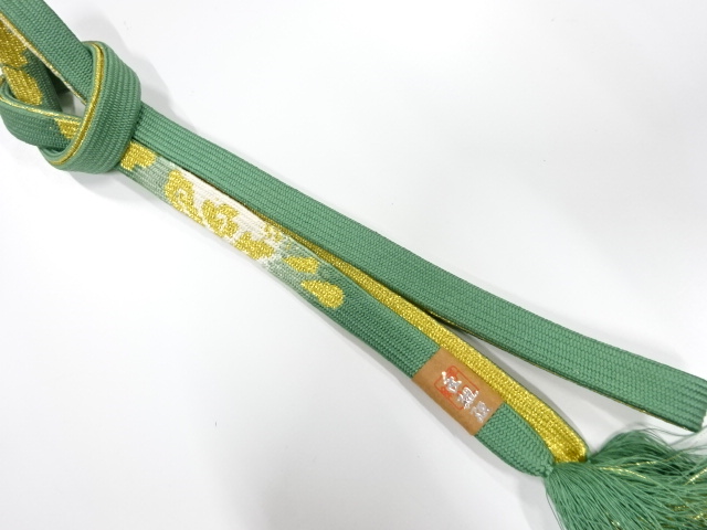 未使用品　正絹　手組帯締め